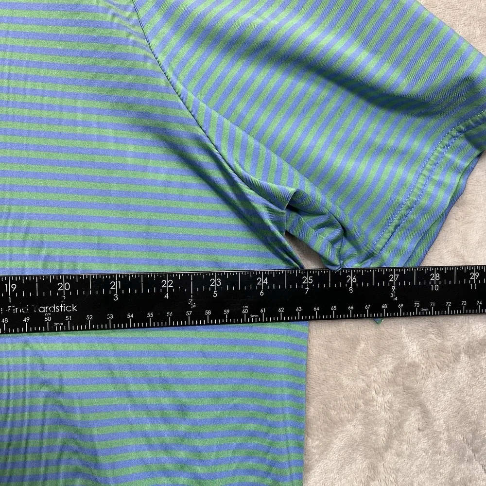 Polo Ralph Lauren RLX Polo Shirt Mens XL Striped Wicking Performance Golf